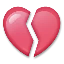 Broken Heart Emoji 💔 image - LG style