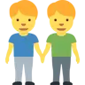 Emoji Due uomini che si tengono per mano 👬 image - Twitter / X (Twemoji) style