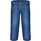 Jeans Emoji 👖 image - Facebook Meta style