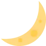 Crescent Moon Emoji 🌙 image - Twitter / X (Twemoji) style