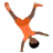 Person Cartwheeling: Dark Skin Tone