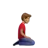Man Kneeling Facing Right: Medium Skin Tone