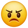 ใบหน้าโกรธ Emoji 😠 image - Samsung style