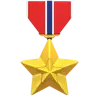 Medal wojskowy Emoji 🎖 image - Apple style