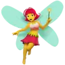 Woman Fairy Emoji 🧚‍♀️ image - Apple style