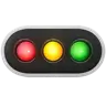 Horizontal Traffic Light Emoji 🚥 image - Apple style