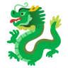 Emoji Drago 🐉 image - Google Noto Color style
