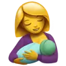 Emoji Allattamento al seno 🤱 image - Apple style