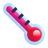 Thermometer Emoji 🌡 image - Microsoft 3D Fluent style
