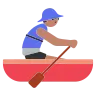 Man Rowing Boat: Medium Skin Tone Emoji 🚣🏽‍♂️ image - Tossface style