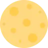 สัญลักษณ์พระจันทร์เต็มดวง Emoji 🌕 image - Twitter / X (Twemoji) style