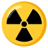 Radioactive Emoji ☢ image - Google Noto Color style