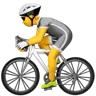 Emoji Ciclista 🚴 image - Apple style