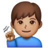 Deaf Man: Medium Skin Tone Emoji 🧏🏽‍♂️ image - Samsung style