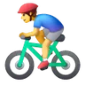 Man Biking Emoji 🚴‍♂️ image - Samsung style