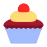 Emoji Cupcake 🧁 image - Tossface style