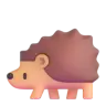 Emoji Riccio 🦔 image - Microsoft 3D Fluent style