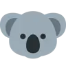 Emoji Koala 🐨 image - Twitter / X (Twemoji) style