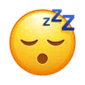 Emoji Volto addormentato 😴 image - Telegram style