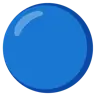 Emoji Cerc albastru mare 🔵 image - Google Noto Color style