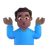 Man Shrugging: Medium-Dark Skin Tone