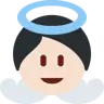Baby Angel: Light Skin Tone Emoji 👼🏻 image - Twitter / X (Twemoji) style