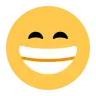 Emoji Faccia sorridente con gli occhi sorridenti 😁 image - Tossface style