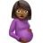 Pregnant Woman: Medium-Dark Skin Tone