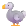 Emoji Dodo 🦤 image - Microsoft 3D Fluent style