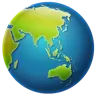 Emoji Earth Globe Asia-Australia 🌏 image - WhatsApp style