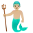 Merman: Medium-Light Skin Tone