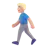 Man Walking: Medium-Light Skin Tone