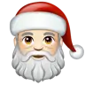 Santa Claus: Light Skin Tone Emoji 🎅🏻 image - WhatsApp style