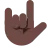 Love-You Gesture: Dark Skin Tone