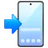 Mobile Phone With Arrow