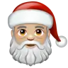Santa Claus: Medium-Light Skin Tone Emoji 🎅🏼 image - WhatsApp style