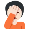 Person Facepalming: Light Skin Tone Emoji 🤦🏻 image - Twitter / X (Twemoji) style