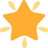 Glowing Star Emoji 🌟 image - Twitter / X (Twemoji) style
