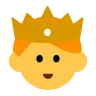 Prinz Emoji 🤴 image - Tossface style