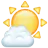 Sun Behind Small Cloud