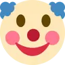 ใบหน้าตัวตลก Emoji 🤡 image - Twitter / X (Twemoji) style