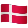 Flag: Denmark Emoji 🇩🇰 image - WhatsApp style