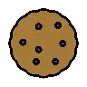 Cookie Emoji 🍪 image - OpenMoji style
