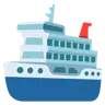 Emoji Navele de pasageri 🛳 image - Google Noto Color style
