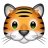 หน้าเสือ Emoji 🐯 image - WhatsApp style