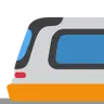 Emoji binario leggero 🚈 image - Twitter / X (Twemoji) style