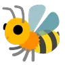 Honeybee Emoji 🐝 image - Google Noto Color Animated style