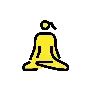 Woman In Lotus Position Emoji 🧘‍♀️ image - OpenMoji style
