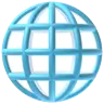 Globus mit Meridianen Emoji 🌐 image - Apple style