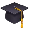 Emoji Cap de absolvire 🎓 image - WhatsApp style